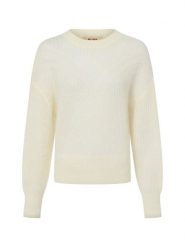 MOS MOSH Sweter z moheru - MMSigva Kobiety biały, XS. Białe swetry Mos Mosh, xs, bez wzorów, z dzianiny, eleganckie, bez ramiączek. Za 329.95 zł.