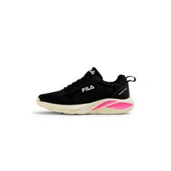 Buty damskie Fila Spectris. Czarne buty treningowe Fila, bez wzorów, z dresówki, bez zapięcia, trekkingowe. Za 235.65 zł.