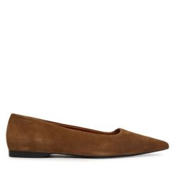 Baleriny Vagabond Shoemakers. Brązowe baleriny Vagabond Shoemakers, bez wzorów, bez obcasa, bez zapięcia. Za 449.99 zł.