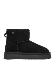Nine West Śniegowce CEO-NASR-01 Czarny. Czarne śniegowce Nine West, bez wzorów, ze skóry, bez zapięcia. Za 279.99 zł.