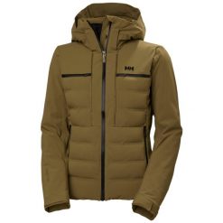 Damska kurtka narciarska Helly Hansen Alphelia Elevate. Brązowe kurtki narciarskie Helly Hansen, bez wzorów, bez kaptura, narciarskie. W wyprzedaży za 1,919.20 zł.