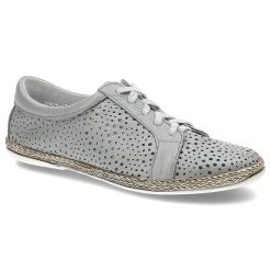 Szare Espadryle Lemar Damskie Stylowe Obuwie. Szare espadryle Lemar, bez wzorów, z dzianiny, eleganckie, bez obcasa. Za 159.00 zł.