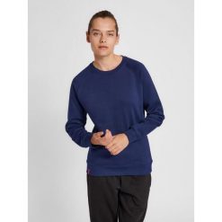 Bluza damska Hummel red Heavy. Niebieskie bluzy Hummel, xl, bez wzorów, prążkowane, sportowe, bez ramiączek, bez kaptura. Za 215.50 zł.