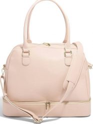 Torba damska Stackers jasnoróżowa. Czerwone torebki klasyczne Stackers, bez wzorów, eleganckie, bez dodatków. Za 699.00 zł.