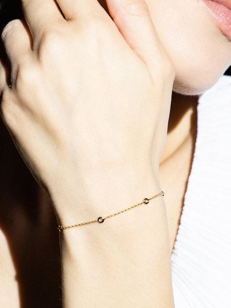 DIAMANTA Złota bransoletka "Sunshine" z diamentami rozmiar: onesize. Żółte bransoletki DIAMANTA, z diamentem, złote. Za 1,348.99 zł.