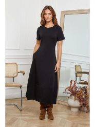 Joséfine Sukienka "Lioris" w kolorze czarnym rozmiar: M. Czarne sukienki Joséfine, na co dzień, m, bez wzorów, bez kołnierzyka, bez ramiączek, maxi, proste. Za 158.10 zł.