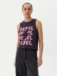 Noisy May Top Rebel 27034002 Szary Oversize. Szare topy Noisy May, xs, bez wzorów, z bawełny, bez kołnierzyka, bez ramiączek. Za 39.99 zł.