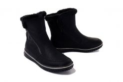 RIEKER Z4281-00 black, botki damskie. Czarne botki Rieker, bez wzorów, bez obcasa, bez zapięcia. Za 262.43 zł.