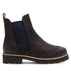 Sztyblety Sergio Bardi. Niebieskie botki Sergio Bardi, bez wzorów, bez obcasa, na płaskiej podeszwie, bez zapięcia. Za 263.00 zł.