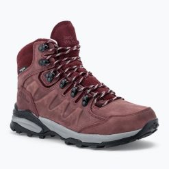 Buty trekkingowe damskie Jack Wolfskin Refugio Prime Texapore Mid. Czerwone buty trekkingowe Jack Wolfskin, bez zapięcia. Za 559.99 zł.