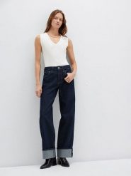 MAVI Dżinsy "Sandra" - Comfort fit - w kolorze granatowym rozmiar: W31/L28. Niebieskie jeansy Mavi, l, bez wzorów, klasyczne, z podwyższonym stanem. Za 164.95 zł.