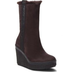 Kozaki CALVIN KLEIN JEANS - Shuana RE9767 Dark Brown. Kozaki marki Calvin Klein Jeans. W wyprzedaży za 419.00 zł.