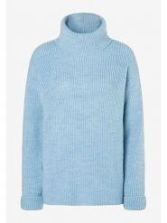 More & More Sweter w kolorze błękitnym rozmiar: 38. Niebieskie swetry More & More, bez wzorów, bez ramiączek. Za 162.87 zł.