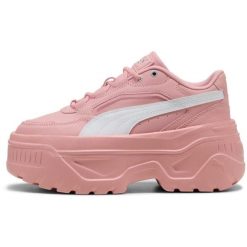 Buty sportowe damskie Puma Karmen X-tra. Czerwone buty treningowe Puma, bez wzorów, z materiału, bez zapięcia. Za 490.00 zł.