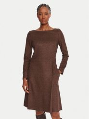 Weekend Max Mara Sukienka dzianinowa Balocco 2525626062 Brązowy Regular Fit. Brązowe sukienki Weekend Max Mara, s, bez wzorów, z dzianiny, bez kołnierzyka, bez ramiączek. Za 879.99 zł.