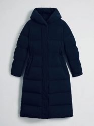 Woolrich Płaszcz puchowy "Cloud Madison" w kolorze granatowym rozmiar: XL. Niebieskie płaszcze Woolrich, xl, bez wzorów, z puchu, bez kaptura. Za 2,996.45 zł.