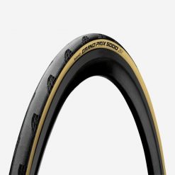 Opona szosowa Continental Grand Prix 5000 700x28 miękkie stopki. Brązowe skarpetki CONTINENTAL, bez wzorów. Za 219.99 zł.