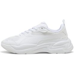 Buty sportowe damskie Puma X ray 4. Białe buty treningowe Puma, bez wzorów, z materiału, bez zapięcia. Za 390.00 zł.
