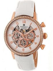 Empress Zegarek automatyczny "Beatrice" w kolorze różowozłoto-białym rozmiar: onesize. Białe, analogowe zegarki Empress, ze stali. Za 543.99 zł.