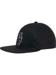 Czapka z prostym daszkiem Hummel SNAP CAP HSW uniwersalna. Czarne czapki z daszkiem Hummel, bez wzorów, z materiału, eleganckie. Za 65.00 zł.