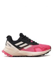 Adidas Buty do biegania Terrex Soulstride RAIN.RDY IG4177 Różowy. Czerwone buty do biegania adidas, bez wzorów, z materiału, bez zapięcia, do biegania. Za 169.99 zł.