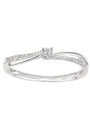 Revoni Złoty pierścionek z diamentami rozmiar: 58. Szare pierścionki Revoni, z diamentem, złote. Za 1,391.99 zł.