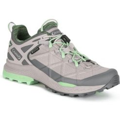 Buty trekkingowe damskie Aku Rocket Dfs Gtx. Szare trekkingi Aku, bez wzorów, z materiału, bez zapięcia, trekkingowe. Za 801.00 zł.