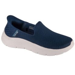 Buty sportowe Sneakersy damskie, Slip-Ins: GO WALK Flex - Relish. Niebieskie buty sportowe lifestyle Skechers, bez wzorów, sportowe, bez zapięcia, skechers sport. Za 289.99 zł.
