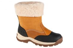 Buty zimowe damskie, White Ledge Pullon WP. Żółte buty trekkingowe Timberland, na zimę, z materiału, przed kolano, bez zapięcia. Za 599.99 zł.