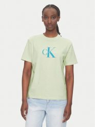 Calvin Klein Jeans T-Shirt Hero LV047B865G Beżowy Regular Fit. Brązowe t-shirty Calvin Klein Jeans, s, bez wzorów, z bawełny, bez kołnierzyka, bez ramiączek. Za 239.99 zł.