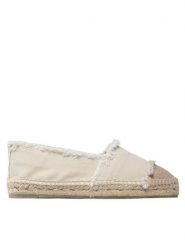 Castañer Espadryle Kampala/001 021852-203 Beżowy. Brązowe espadryle Castañer, bez wzorów, z materiału, bez obcasa. Za 309.99 zł.