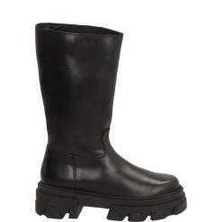 BOTKI DAMSKIE 7745226 YUC NERO. Botki Venezia, bez wzorów, ze skóry, bez obcasa, bez zapięcia. Za 269.00 zł.