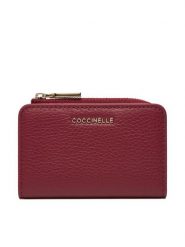 Coccinelle Portfel MW5 Metallic Soft E2 MW5 17 01 01 Bordowy. Czerwone portfele Coccinelle, bez wzorów, ze skóry. Za 399.99 zł.
