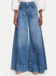 BOSS Jeansy C Jane 50564408 Niebieski Wide Leg. Niebieskie jeansy Boss, bez wzorów, z bawełny. Za 764.99 zł.