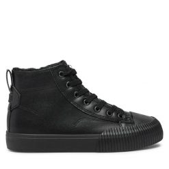 Trampki Big Star Shoes. Czarne trampki BIG STAR SHOES, bez wzorów, retro, bez zapięcia. Za 129.99 zł.