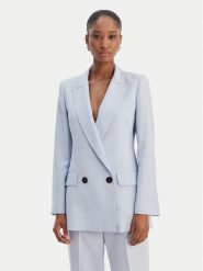 Marella Marynarka Canzone 2613041151 Błękitny Regular Fit. Niebieskie marynarki i żakiety Marella, bez wzorów, z syntetyku, bez ramiączek. Za 1,249.00 zł.