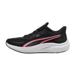 Buty do biegania Puma. Czarne buty do biegania Puma, bez wzorów, z gumy, bez zapięcia, do biegania. Za 247.15 zł.