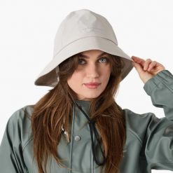 Kapelusz Przeciwdeszczowy Wędrówki Unisex Väderöarna Wodoodporny. Szare kapelusze SWEDEMOUNT, bez wzorów, z materiału, sportowe. Za 67.99 zł.