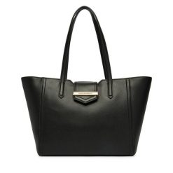 Torebka KARL LAGERFELD. Czarne shopper bag KARL LAGERFELD, bez wzorów, bez dodatków. Za 1,749.00 zł.