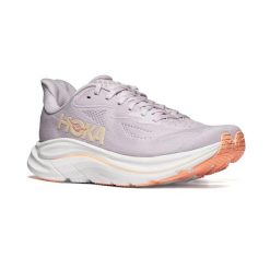 Damskie buty sportowe Hoka W CLIFTON 10 WIDE 1162050-LRMT. Fioletowe buty do biegania HOKA, bez wzorów, z gumy, bez zapięcia, do biegania. Za 692.29 zł.