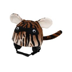 Czapka / nakładka na kask narciarski TYGRYS. Brązowe czapki zimowe CASCO, bez wzorów, sportowe. Za 30.00 zł.