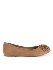 Sergio Bardi Baleriny WI40-F1105-01SB Brązowy. Brązowe baleriny Sergio Bardi, bez wzorów, ze skóry, bez obcasa, bez zapięcia. Za 269.99 zł.