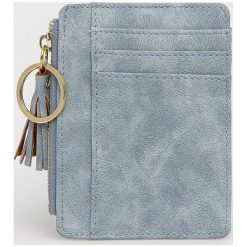 Answear Lab portfel damski. Niebieskie portfele Answear Lab, bez wzorów, z materiału. Za 49.99 zł.
