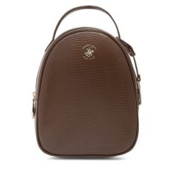 Plecak Beverly Hills Polo Club. Brązowe plecaki Beverly Hills Polo Club, bez wzorów, bez dodatków. Za 179.99 zł.