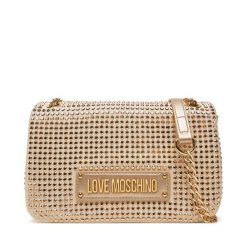 Torebka LOVE MOSCHINO. Żółte kopertówki Love Moschino, bez wzorów, wizytowe, bez dodatków. Za 579.99 zł.