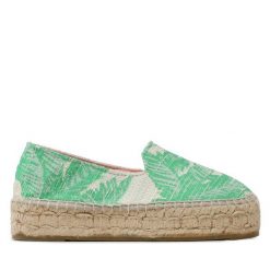 Espadryle Manebi. Zielone espadryle Manebi, bez wzorów, bez obcasa. Za 599.99 zł.