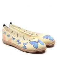 Goby Baleriny w kolorze beżowo-niebieskim rozmiar: 36. Brązowe baleriny Goby, bez wzorów, bez obcasa, bez zapięcia. Za 126.15 zł.