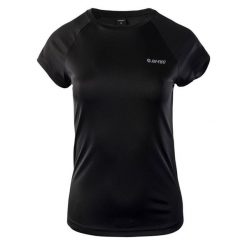 Koszulka damska Hi-Tec Lady Alna - czarna, Rozmiar L. Czarne t-shirty sportowe Hi-tec, l, bez wzorów, bez ramiączek, do biegania. W wyprzedaży za 49.99 zł.