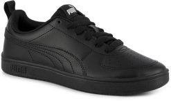 Damskie buty sportowe sneakersy niskie czarne PUMA Rickie Jr. Czarne buty treningowe Puma, bez wzorów, z gumy, bez zapięcia, trekkingowe. Za 119.00 zł.
