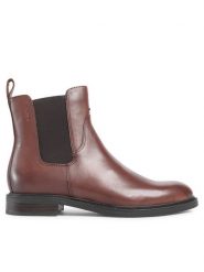 Vagabond Sztyblety Amina 5003-201-27 Brązowy. Brązowe botki Vagabond Shoemakers, bez wzorów, ze skóry, bez obcasa, na płaskiej podeszwie, bez zapięcia. Za 359.99 zł.